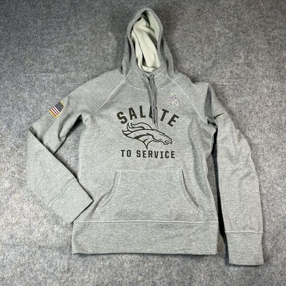 Nike NFL Denver Broncos Salute To Service USA Pullover Hoodie Sweatshirt Small - Picture 1 of 10